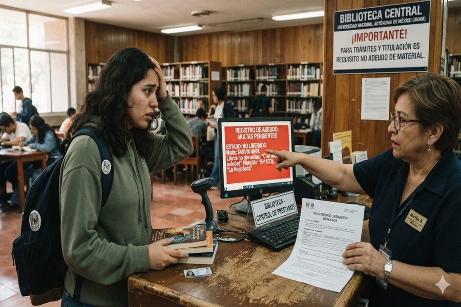Adeudo bibliotecario